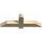 Ekena Millwork Eugene Rough Sawn Timber Gable Bracket, Douglas Fir, 36"W x 12"H x 4"D x 4"F, 8/12 Pitch GBW036X12X0404EUG00RDF - alternate 4